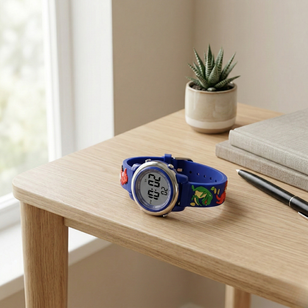 Vandtæt børne-smartwatch med alarm til unge elever | Rosalyssa