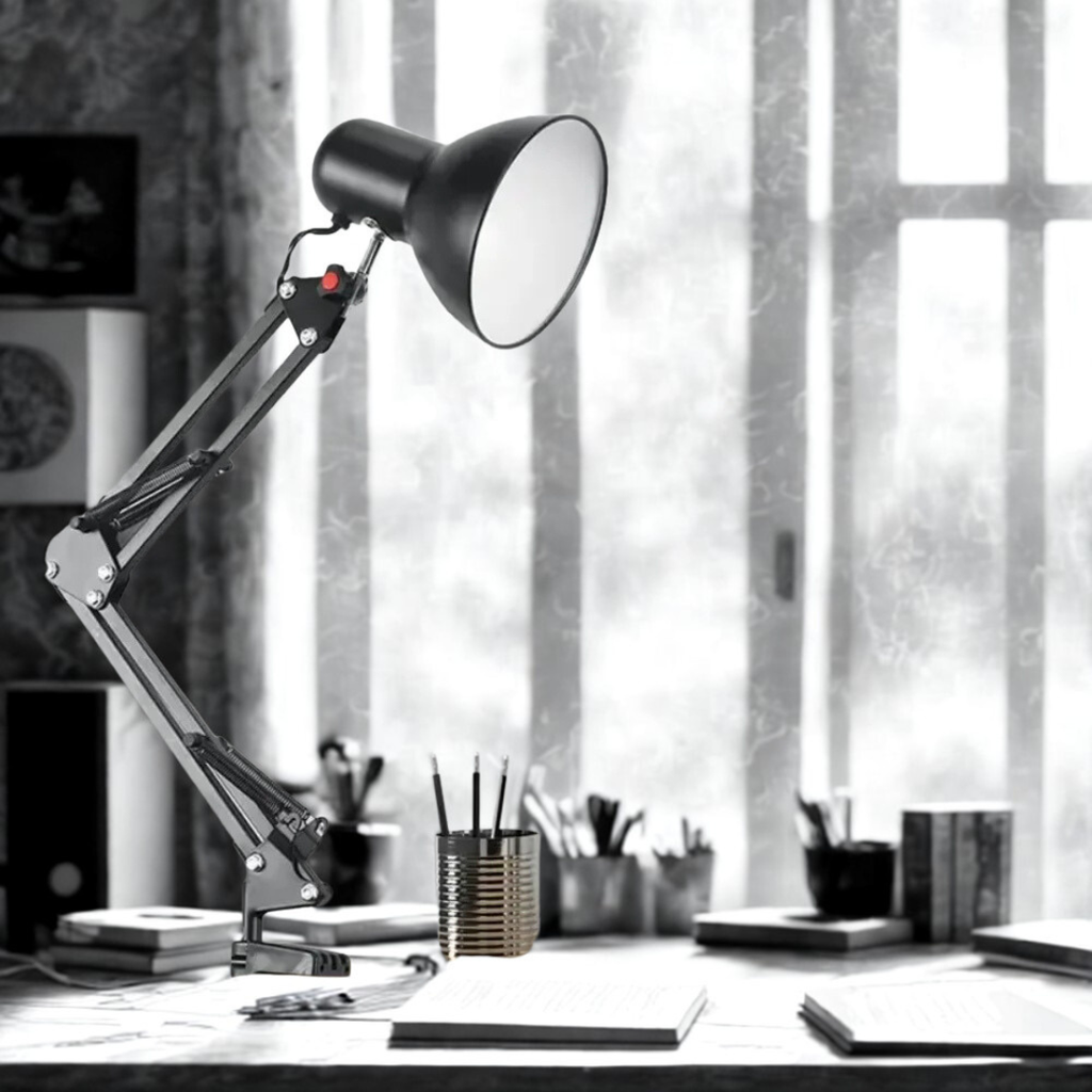 Lampe de table moderne réglable pour bureau à domicile et salon | Rosalyssa