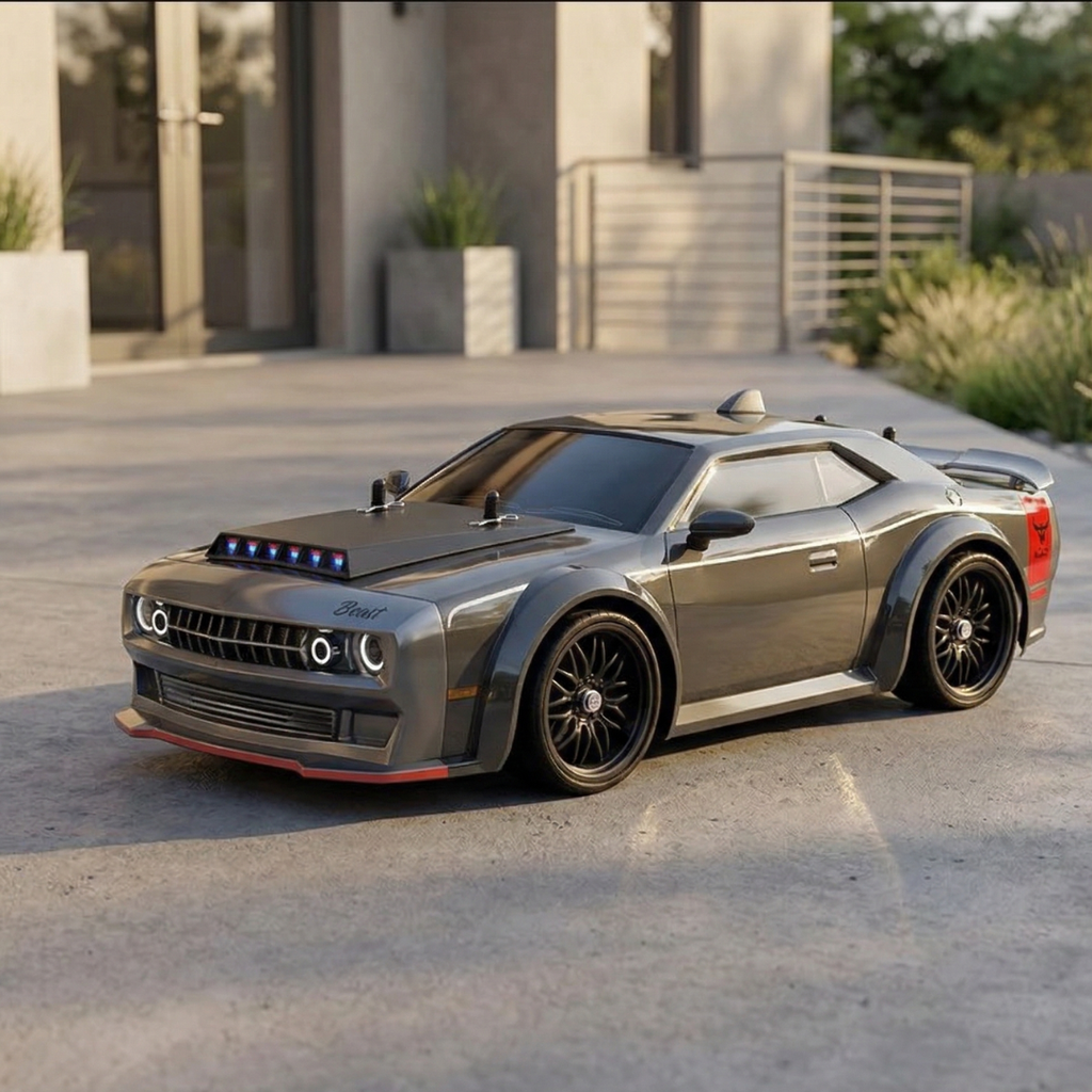 1:16 mittakaavan harjaton 4WD RC-auto 70 km/h nopeaan kilpa-ajoon ja driftingiin | Rosalyssa