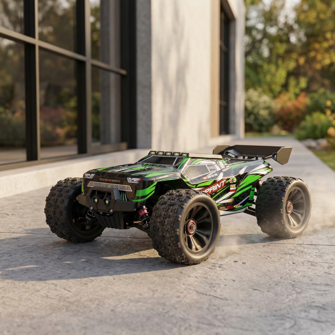 Bezuhlíkový 1:16 měřítko 4WD vysokorychlostní RC off-road závodní auto na dálkové ovládání | Rosalyssa