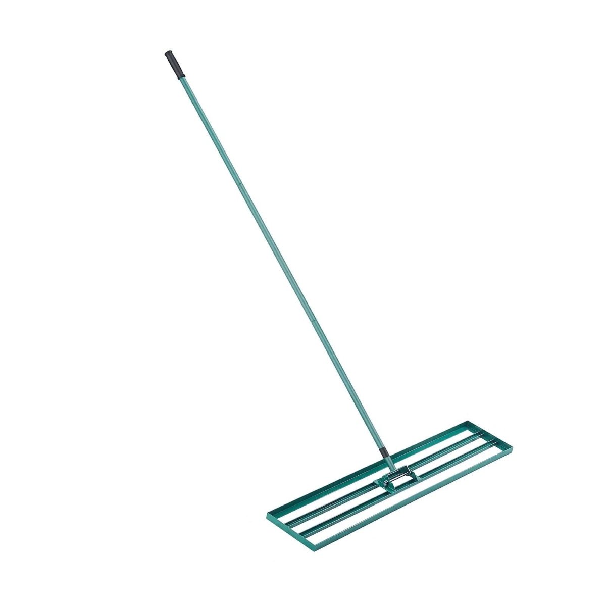 AeroGround Pro Lawn Rake With Extra Long Handle For Level Lawns