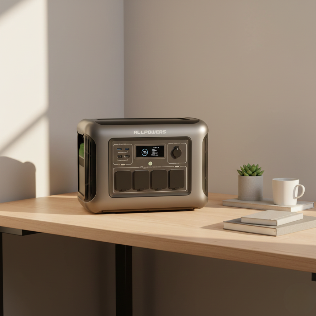 Station d'alimentation portable PowerMax capacité 1056Wh pour secours hors réseau | Rosalyssa