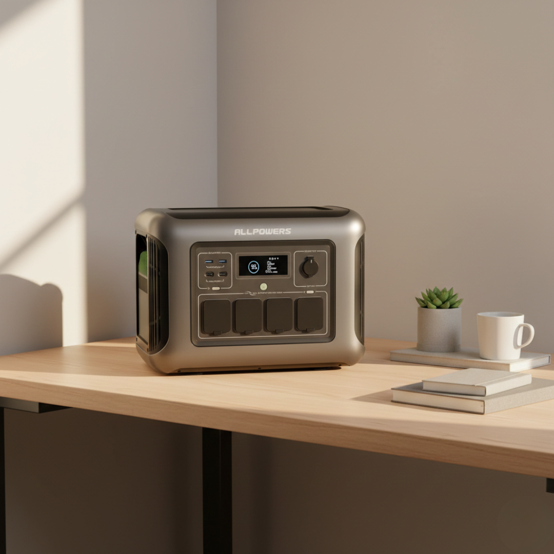Station d'alimentation portable PowerMax capacité 1056Wh pour secours hors réseau | Rosalyssa