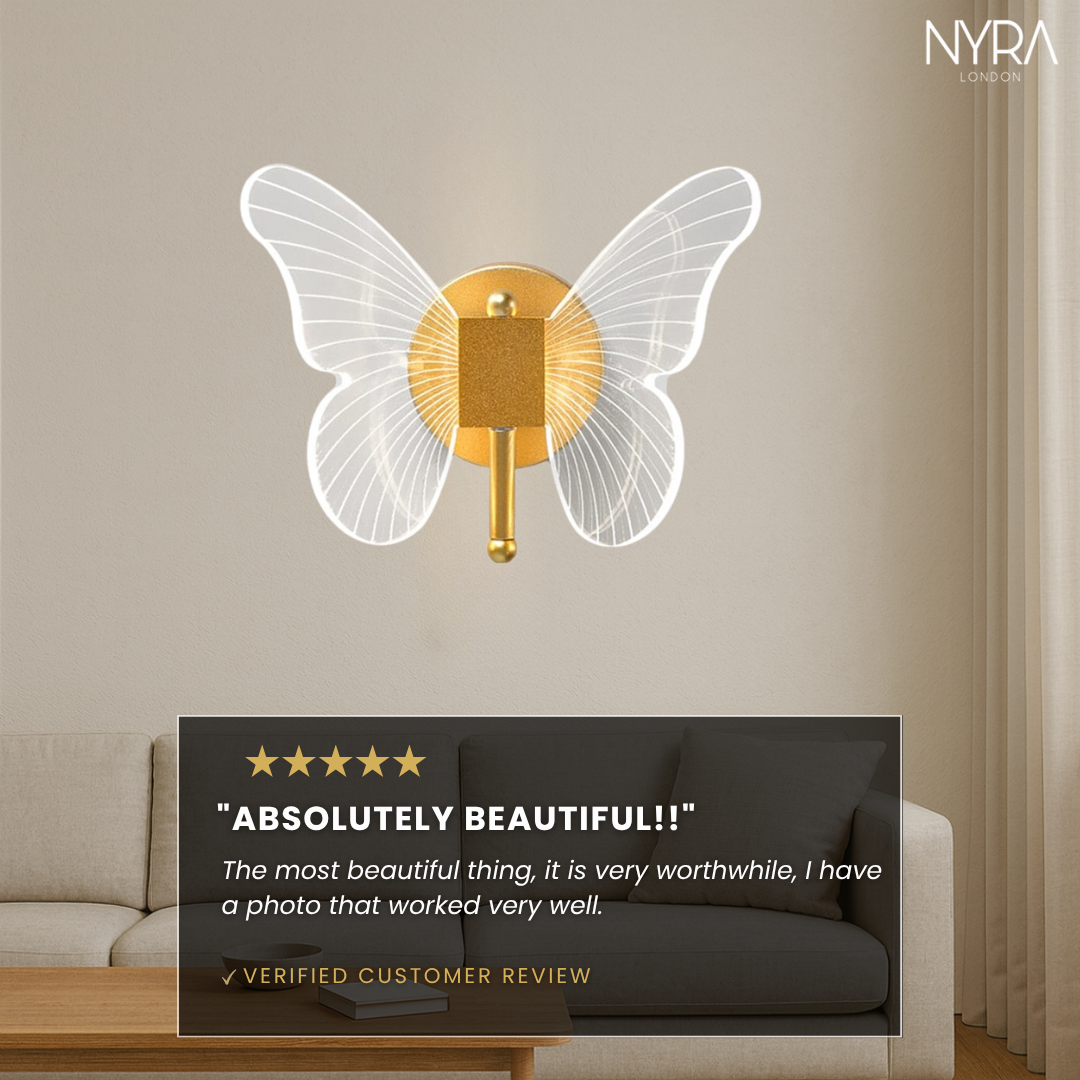 LumaWing Butterfly LED-Wandlampe Kollektion mit sanftem Leuchten