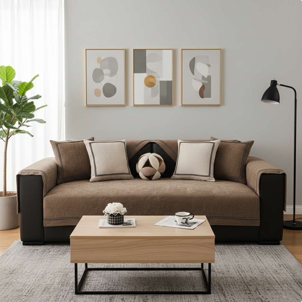 Chenille Non Slip Sofa Cover For Elegant Comfort And Protection | Rosalyssa