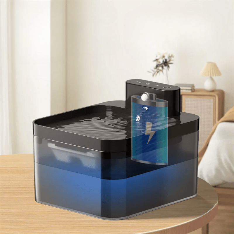 AquaPulse Smart Kattefontæne med Bevægelsessensor og Filtreringssystem