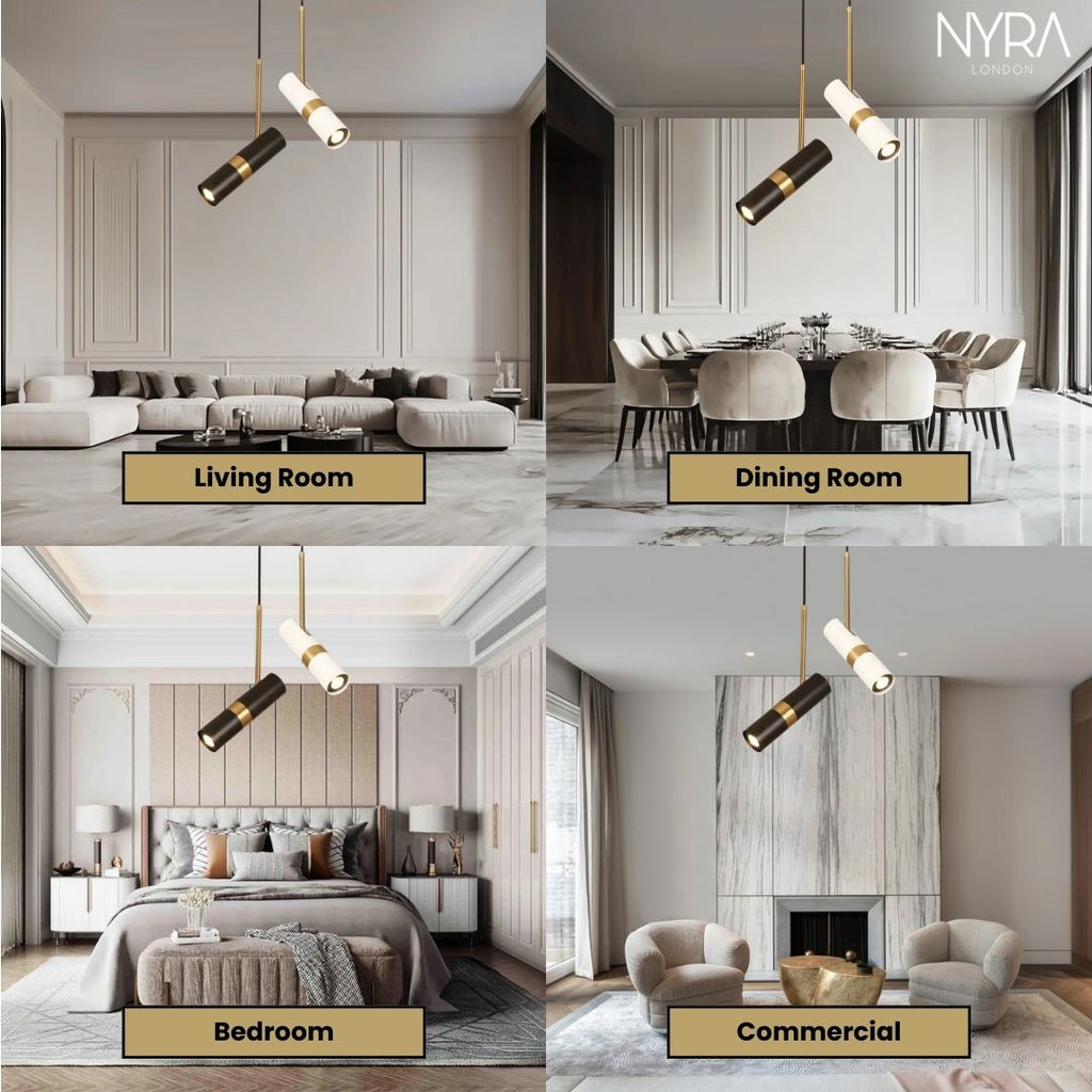 AstraNova reflektorové lampy moderní závěsné osvětlení pro kuchyňské ostrůvky