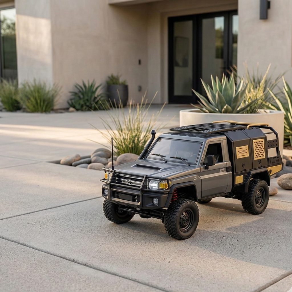 RC terénní auto Rosalyssa 1:12 měřítko 4WD pro lezení v terénu a dálkové ovládání