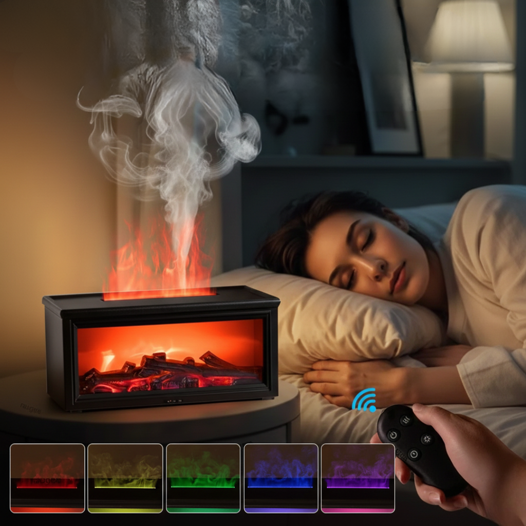 Flame Mist Ultrasonic Aroma Diffuser For Home Or Office | Rosalyssa