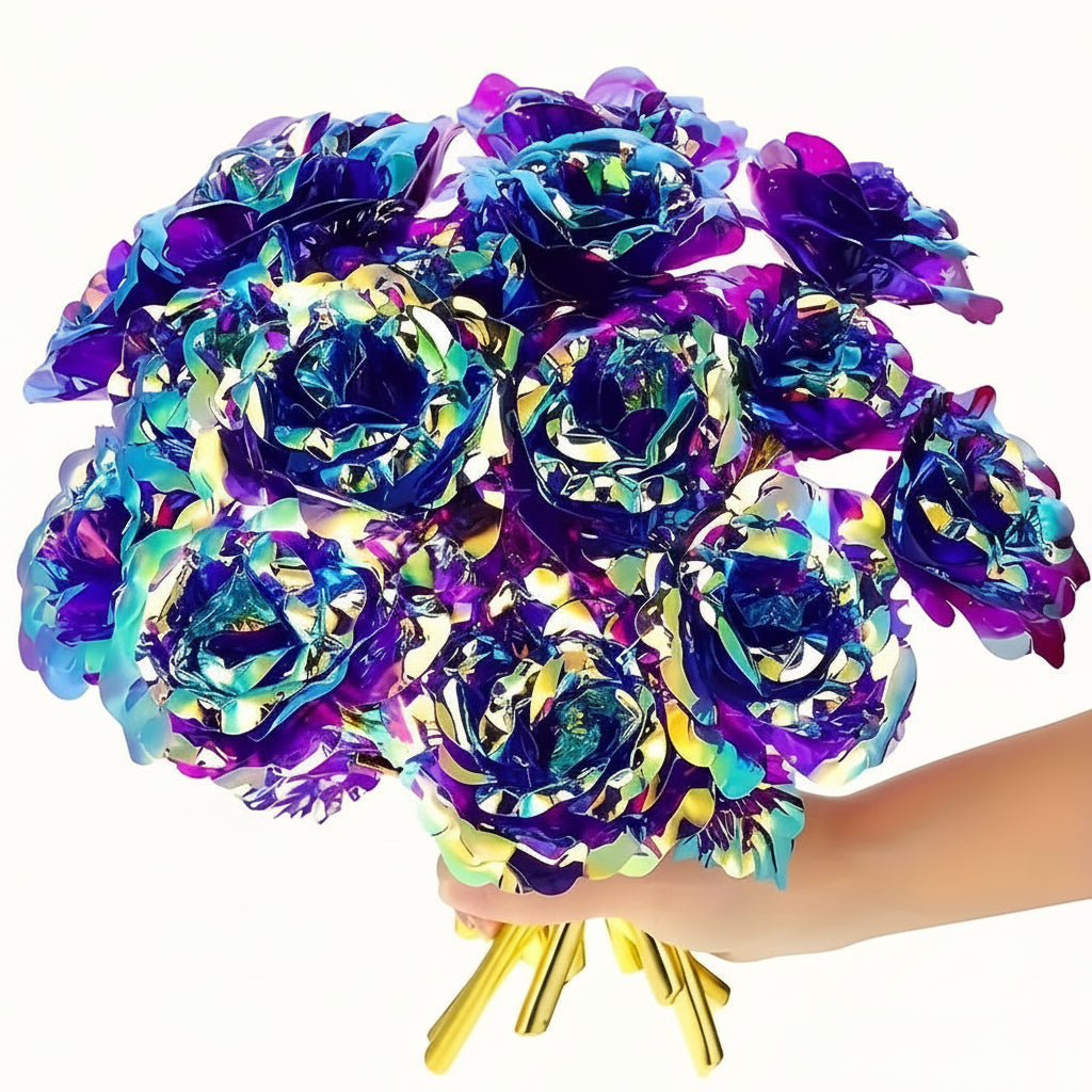 Artificial Rose Bouquet For Mother's Day Gift And Table Decor