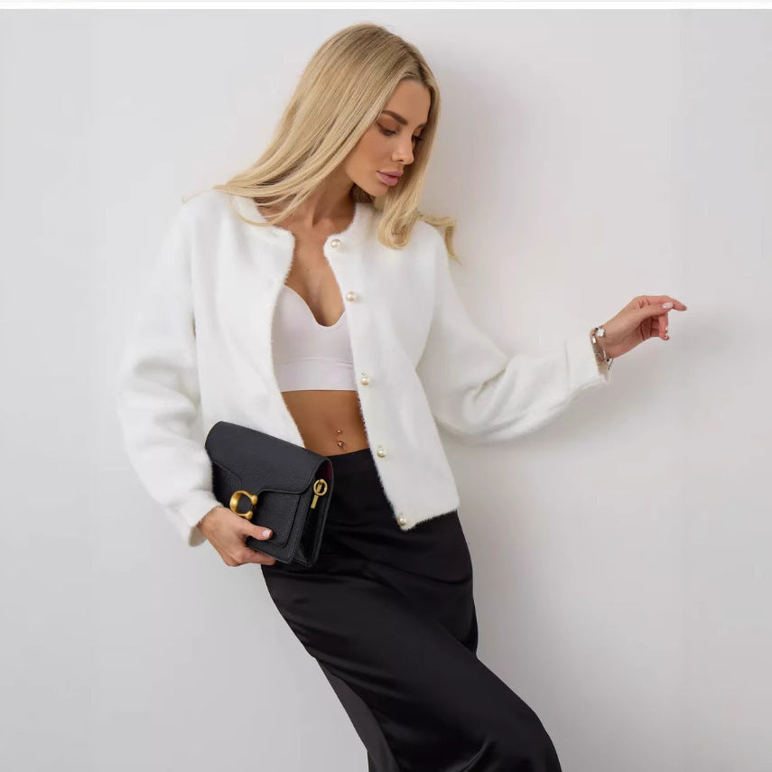 Cardigan tricoté en laine