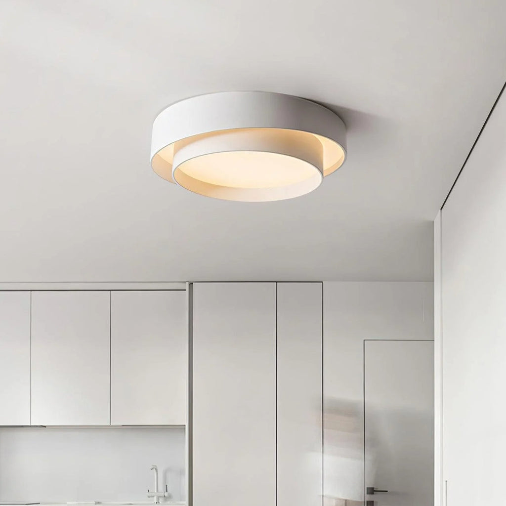 Nordische runde LED-Deckenlampe im minimalistischen Design
