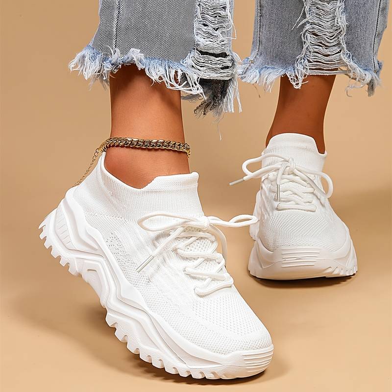 Damen-Orthopädische Sneaker mit Fußstütze Schuhe