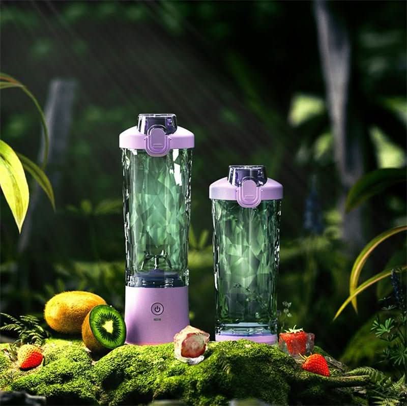 NovaBlend Pro Tragbarer Smoothie-Mixer mit 4000 mAh Akku und 600 ml Fassungsvermögen