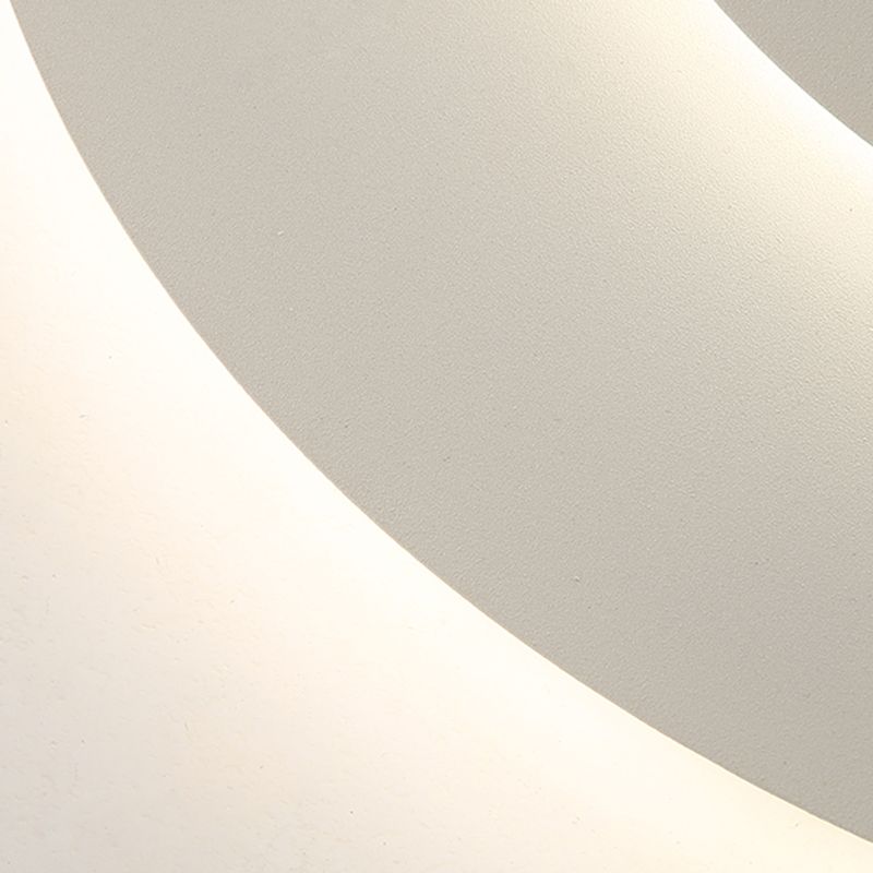 50cm kulaté LED stropní světlo stmívatelné bílé pro ložnici a obývací pokoj akryl kov