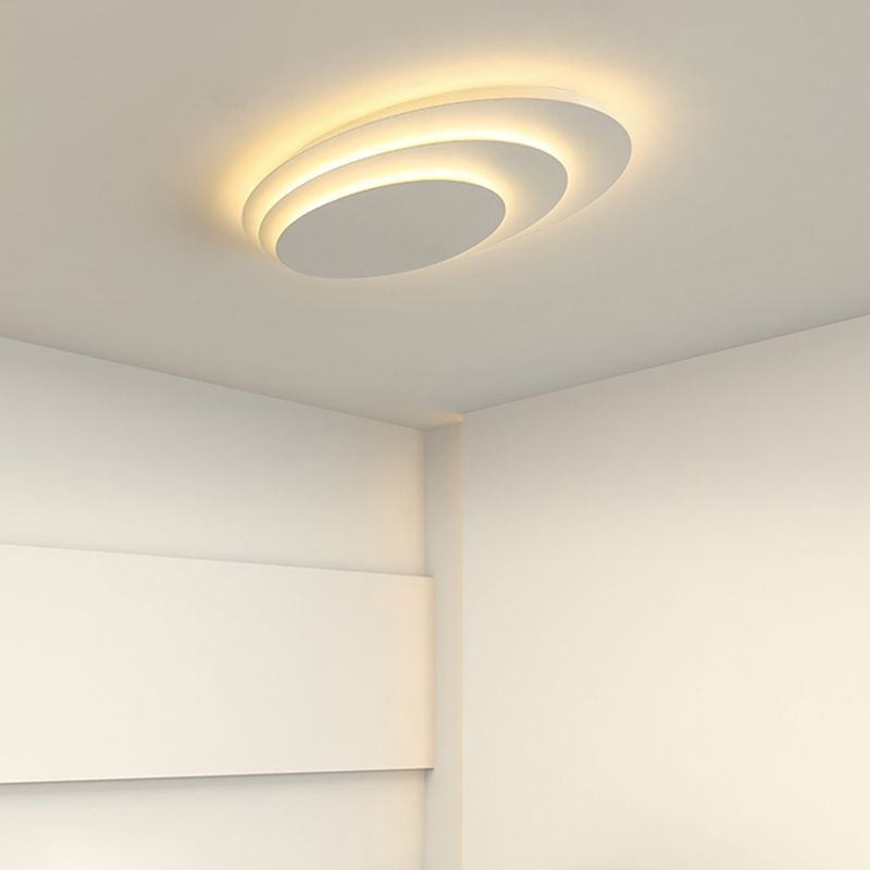 50cm kulaté LED stropní světlo stmívatelné bílé pro ložnici a obývací pokoj akryl kov