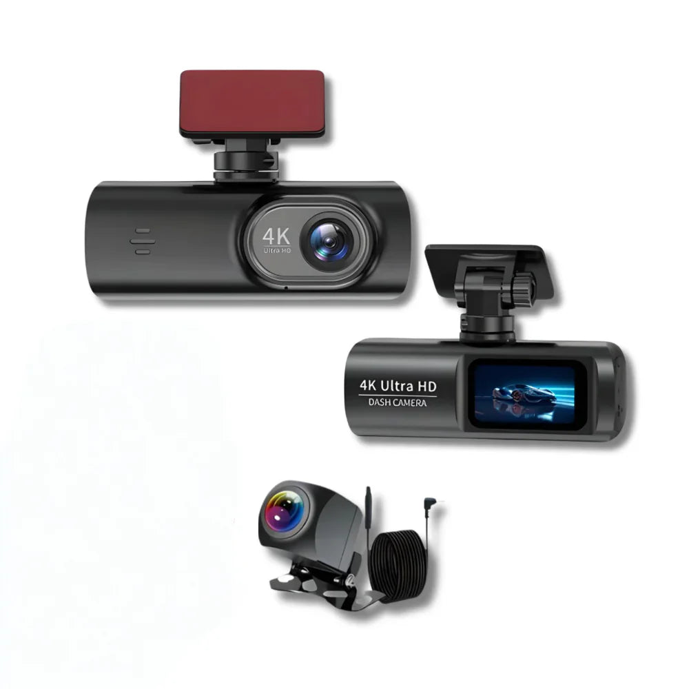 מצלמת רכב עם 4K, WiFi, GPS וראיית לילה לכלי רכב