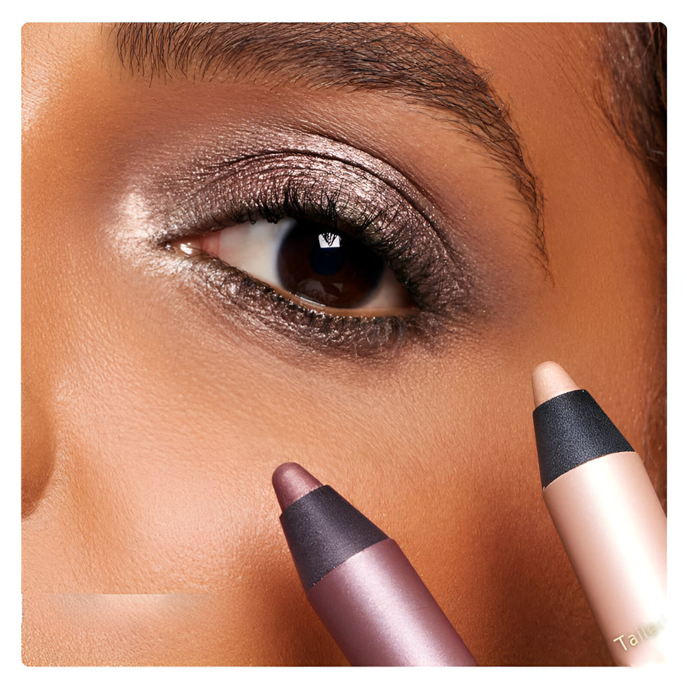 Duo Crème Fard à Paupières et Eyeliner 2-en-1 pour Couleur Polyvalente