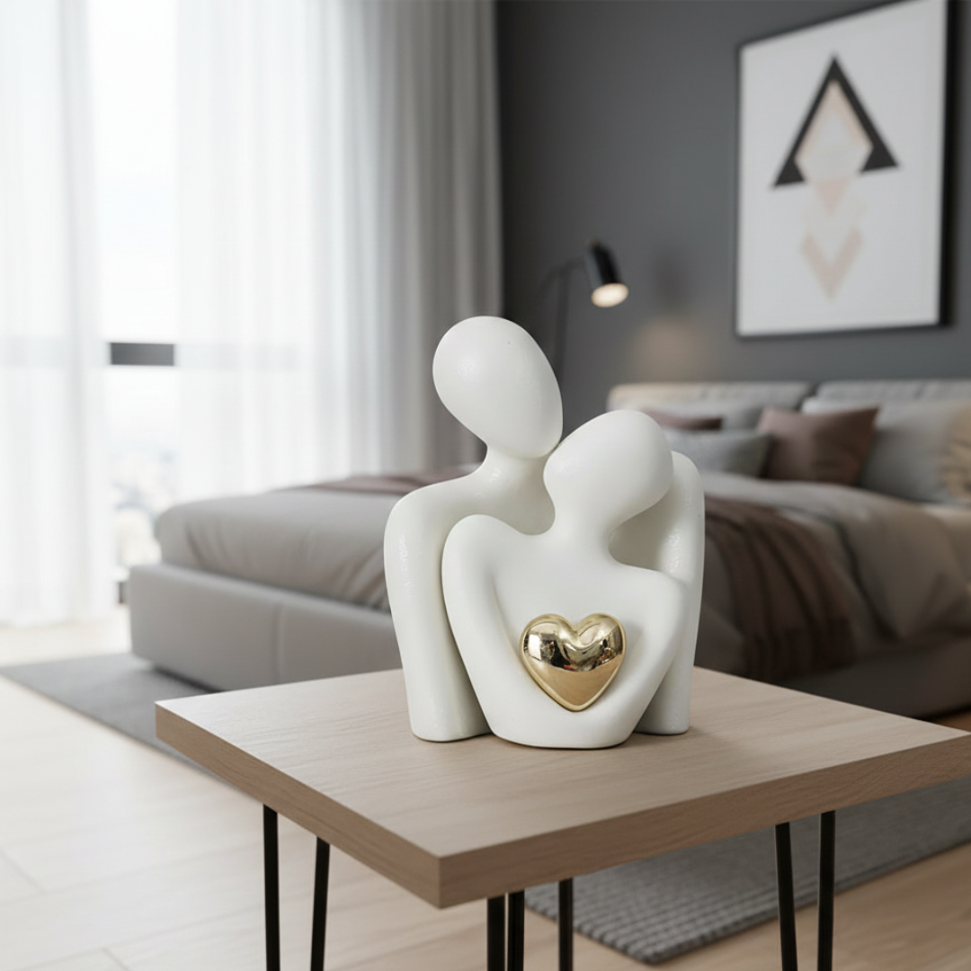 Abstrakt parskulpturfigur i moderne minimalistisk stil | Rosalyssa