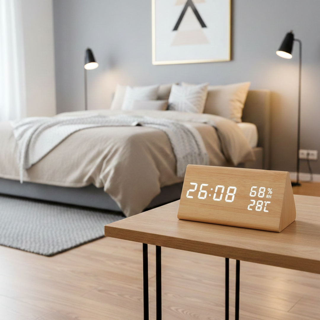 Sveglia digitale con display LED per casa o ufficio | Rosalyssa