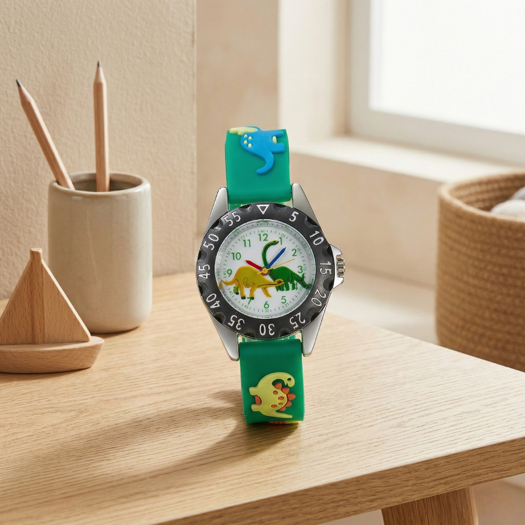 Dinosaur Kids Wrist Watch With Playful Timepiece For Children | Rosalyssa