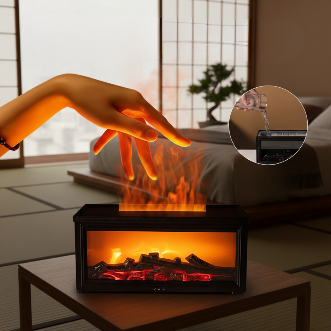Flame Mist Ultrasonic Aroma Diffuser For Home Or Office | Rosalyssa