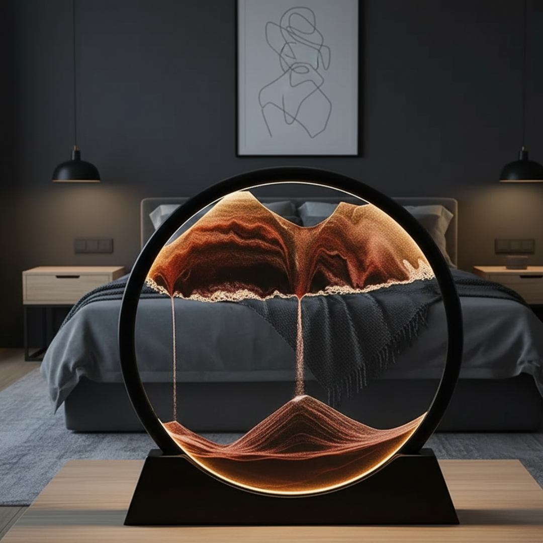 Marco decorativo de arte de arena móvil para exhibición en casa y oficina | Rosalyssa
