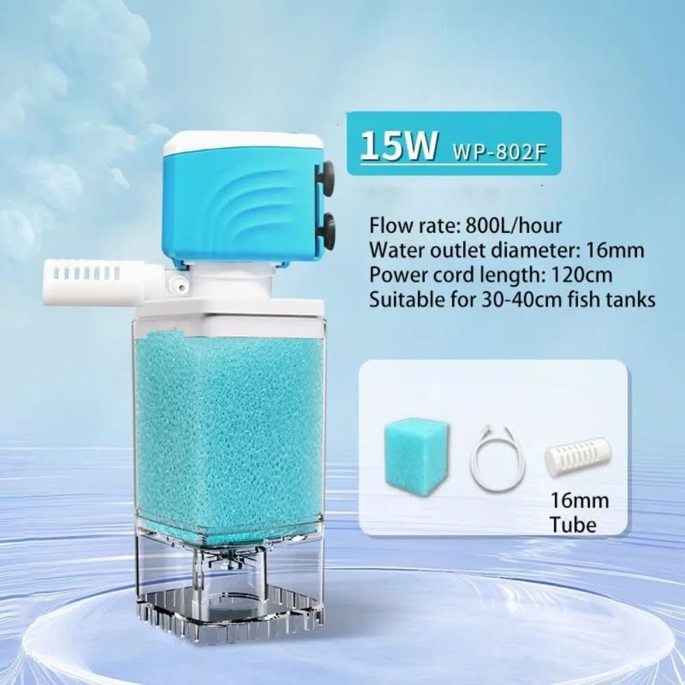 ClearWave Pro 5-w-1 System Filtracji Akwarium dla Krystalicznie Czystej Wody