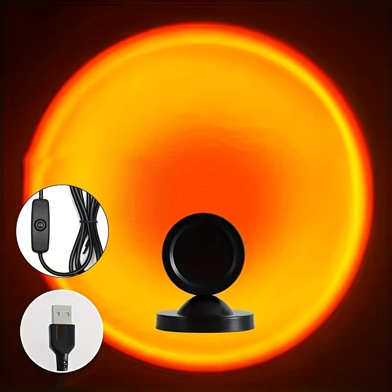 Projekční světlo Ambient Sunset s USB napájením pro relaxační místnosti
