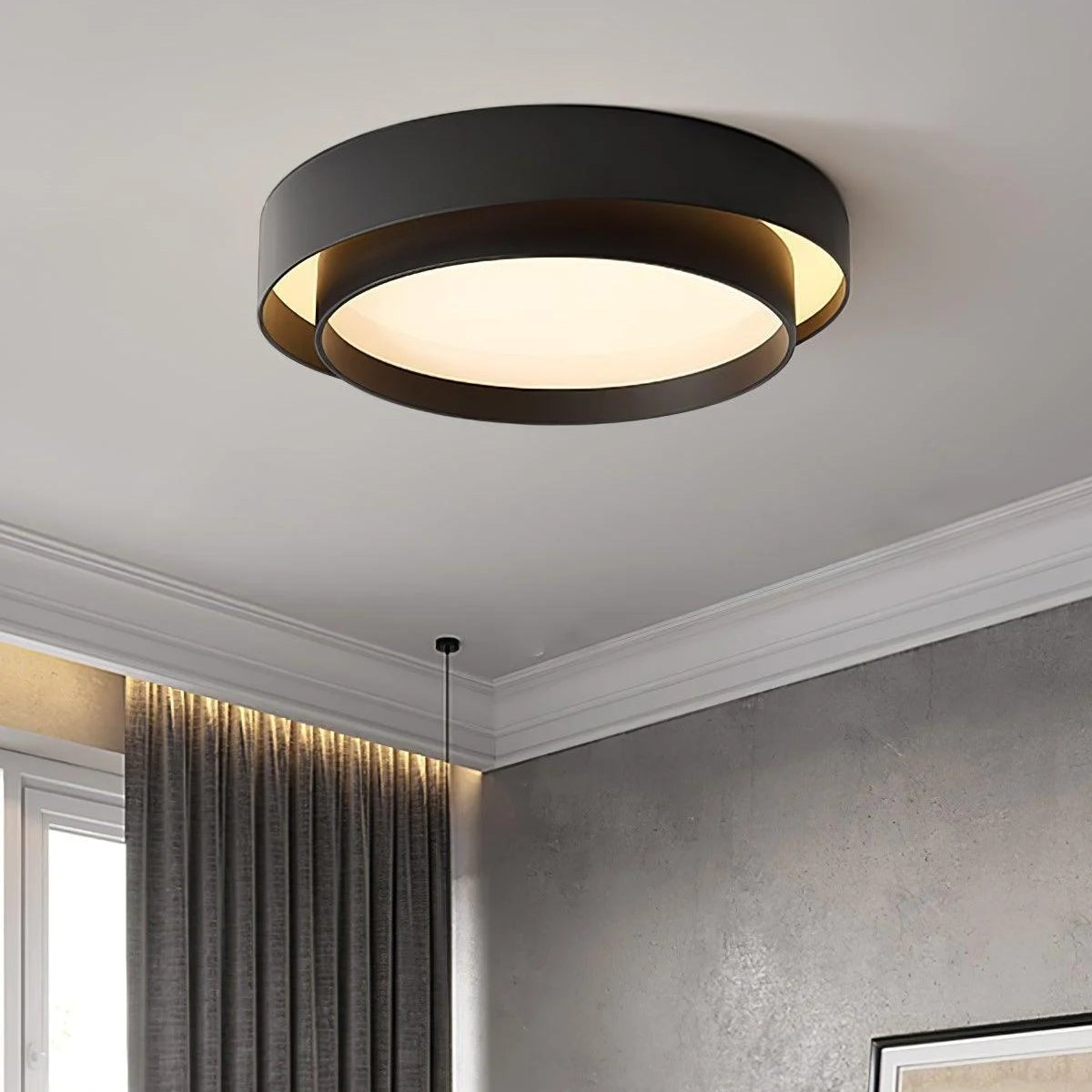 Nordische runde LED-Deckenlampe im minimalistischen Design