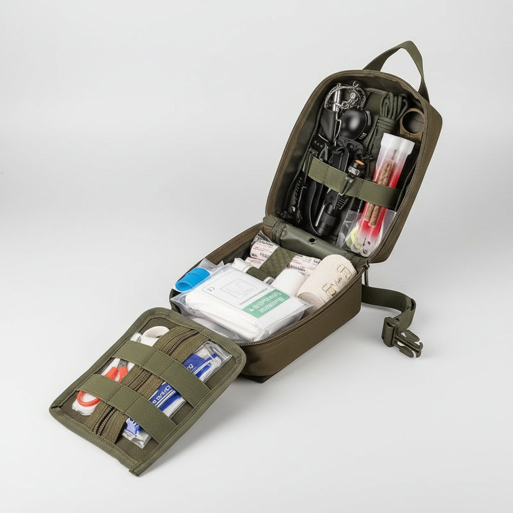 Survival Ready Backpack With Outdoor Gear And Tools