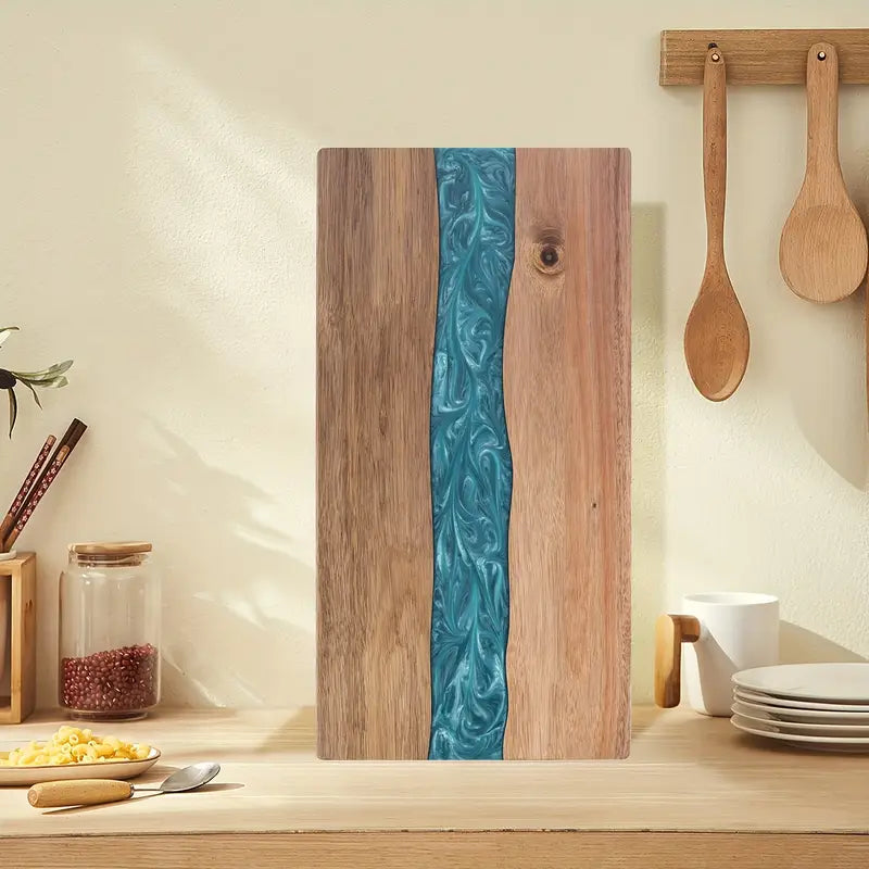 Akasie tre harpiks elvebrett for charcuterie og ost