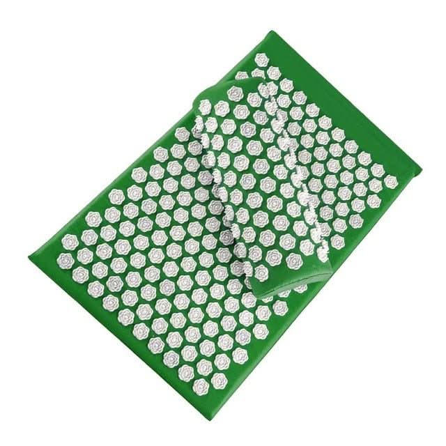 CalmFlow Acupressure Yoga Mat and Cushion Set for Natural Pain Relief and Relaxation