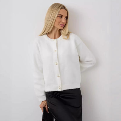 Cardigan tricoté en laine