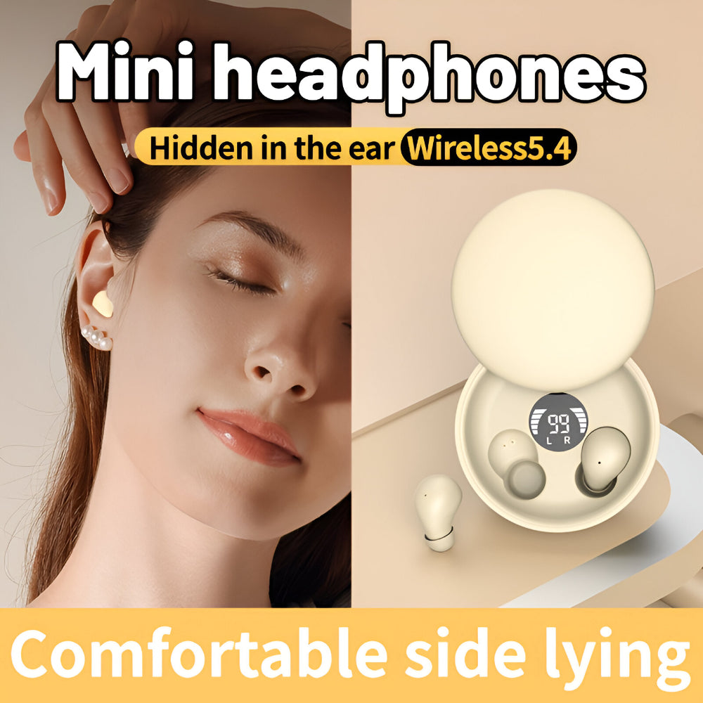 Compact Wireless In-Ear Earphones With Touch Controls Rechargeable