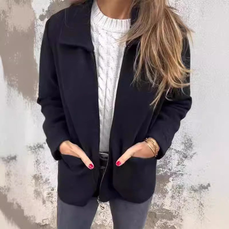 Veste Chic à Fermeture Éclair