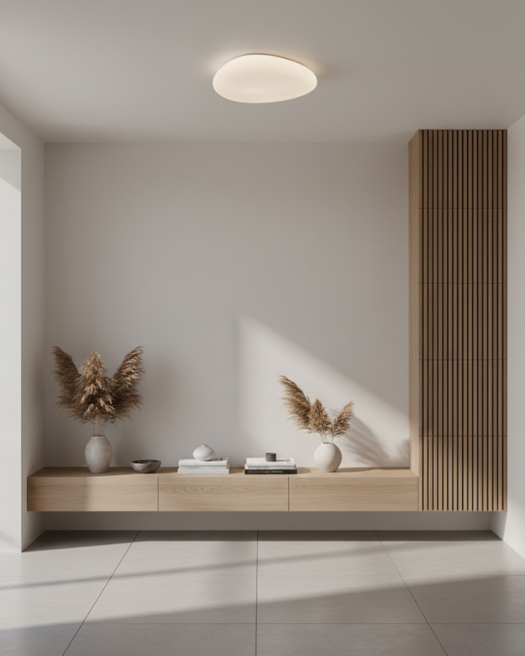 Scandinavian Minimalist Ceiling Light With Star Pattern