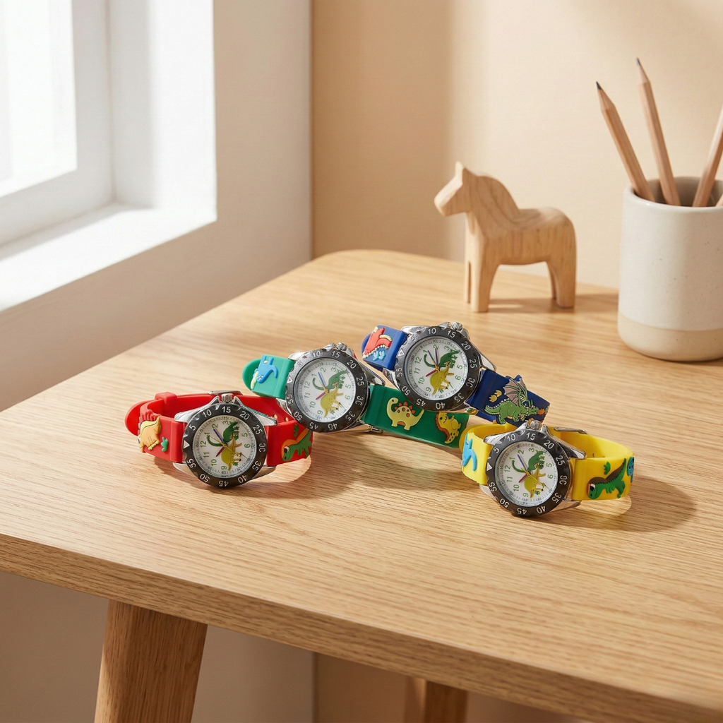 Dinosaur Kids Wrist Watch With Playful Timepiece For Children | Rosalyssa