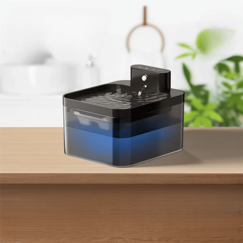 AquaPulse Intelligenter Katzenbrunnen mit Bewegungssensor und Filtersystem