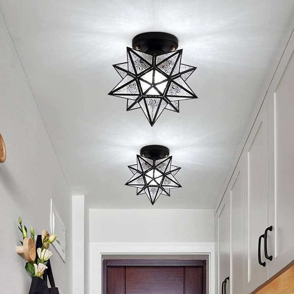 Xelio LED Plafondlamp Geometrisch Sterrenontwerp Lichtarmatuur