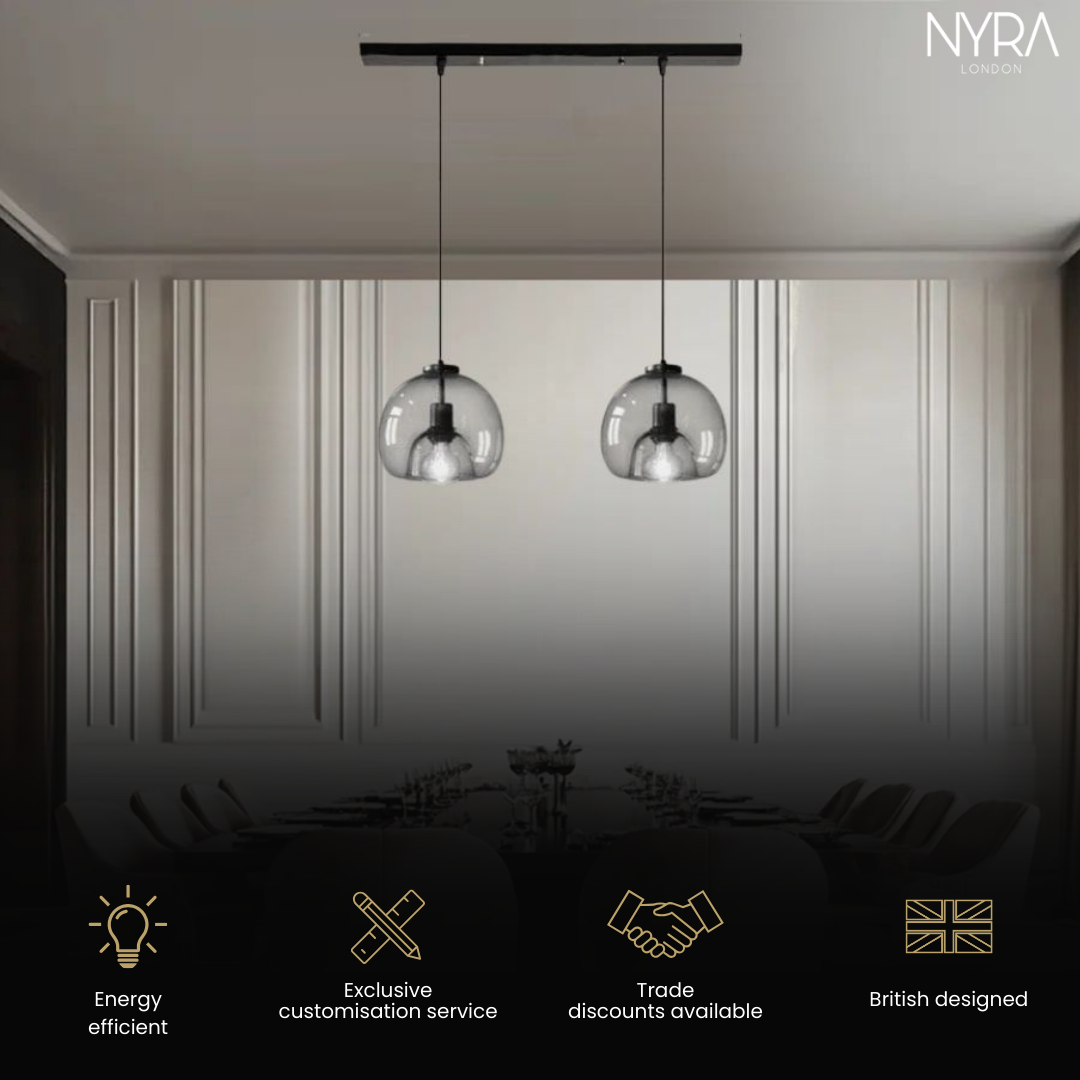 Aurelia Glas-Hängeleuchten für moderne Küchen und mehr