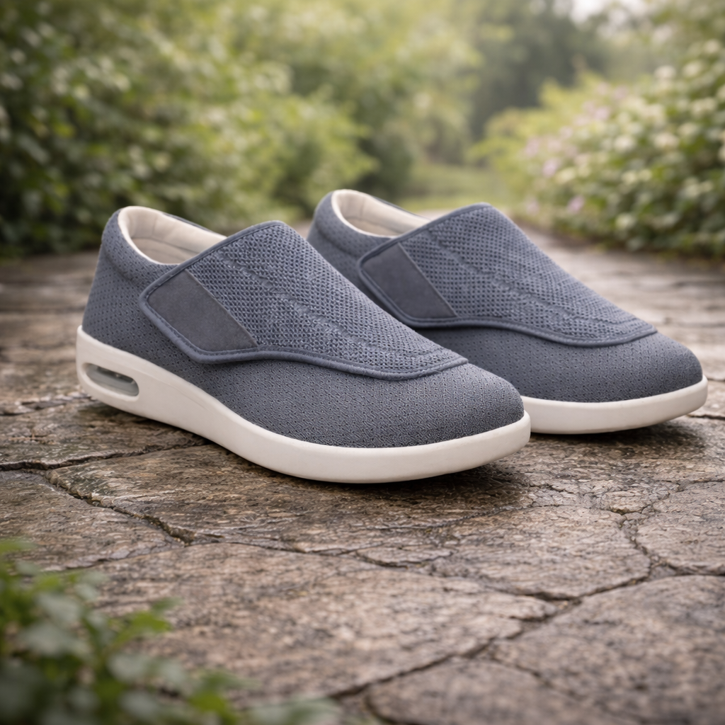 Bred passform slip-on tursko for komfort hele dagen, lettvekt
