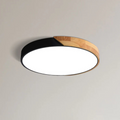 LED Ceiling Light With Nordic Wood Design For Warm Modern Ambience