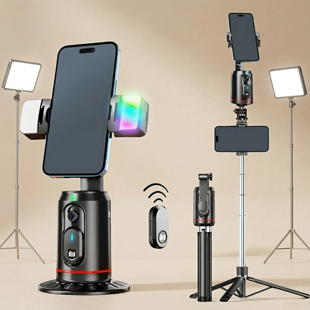 Smart Tracking Gimbal Stabilizer For Stable Selfies | Rosalyssa