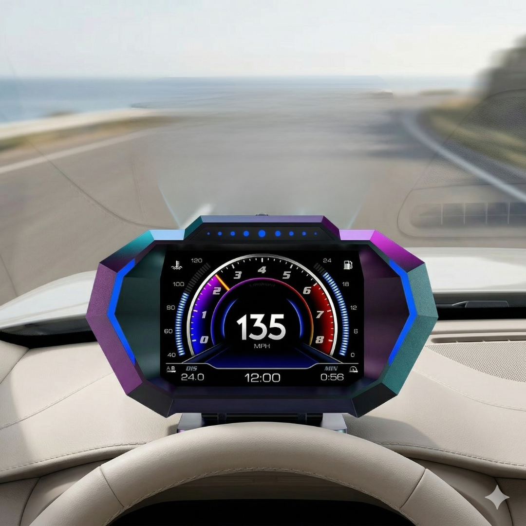 GPS Heads-Up Display for Vehicles and Real-Time Data | Rosalyssa