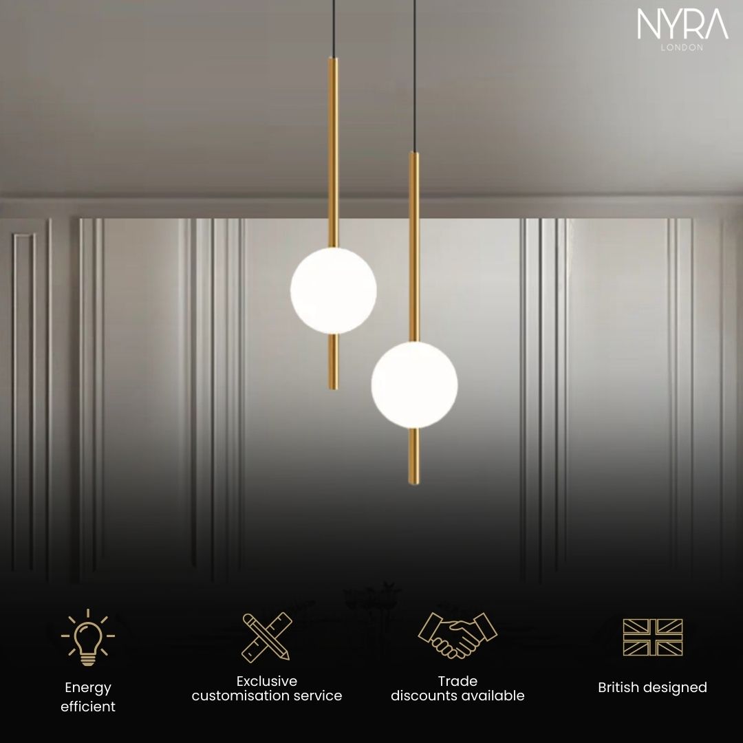 Luminaires suspendus NovaGlow pour salons et couloirs modernes
