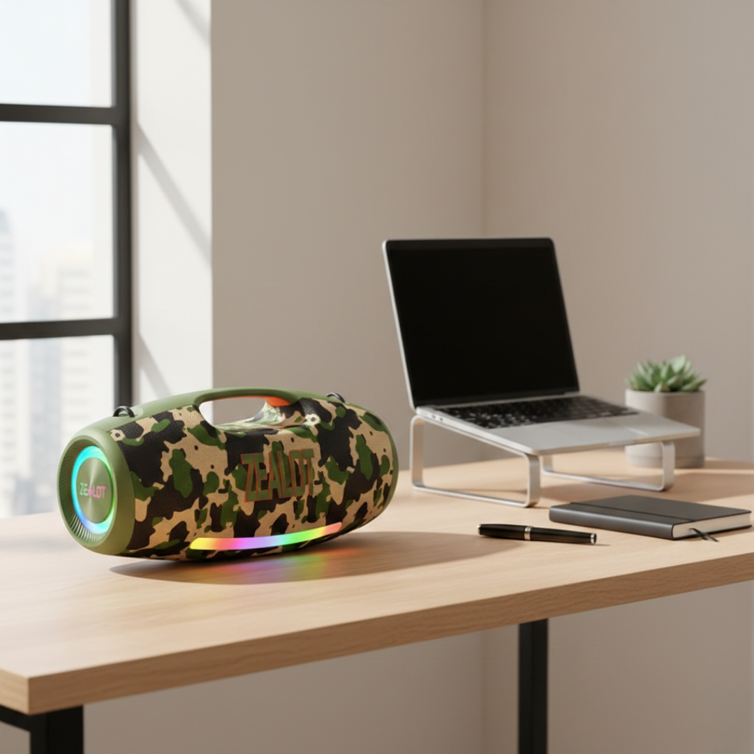 Kompaktní Bluetooth reproduktor Přenosný bezdrátový reproduktor pro každodenní použití | Rosalyssa
