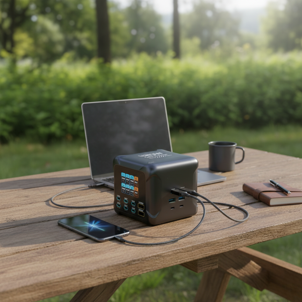 محور شحن سريع GaN لشواحن USB-C متعددة الأجهزة | روزاليسا