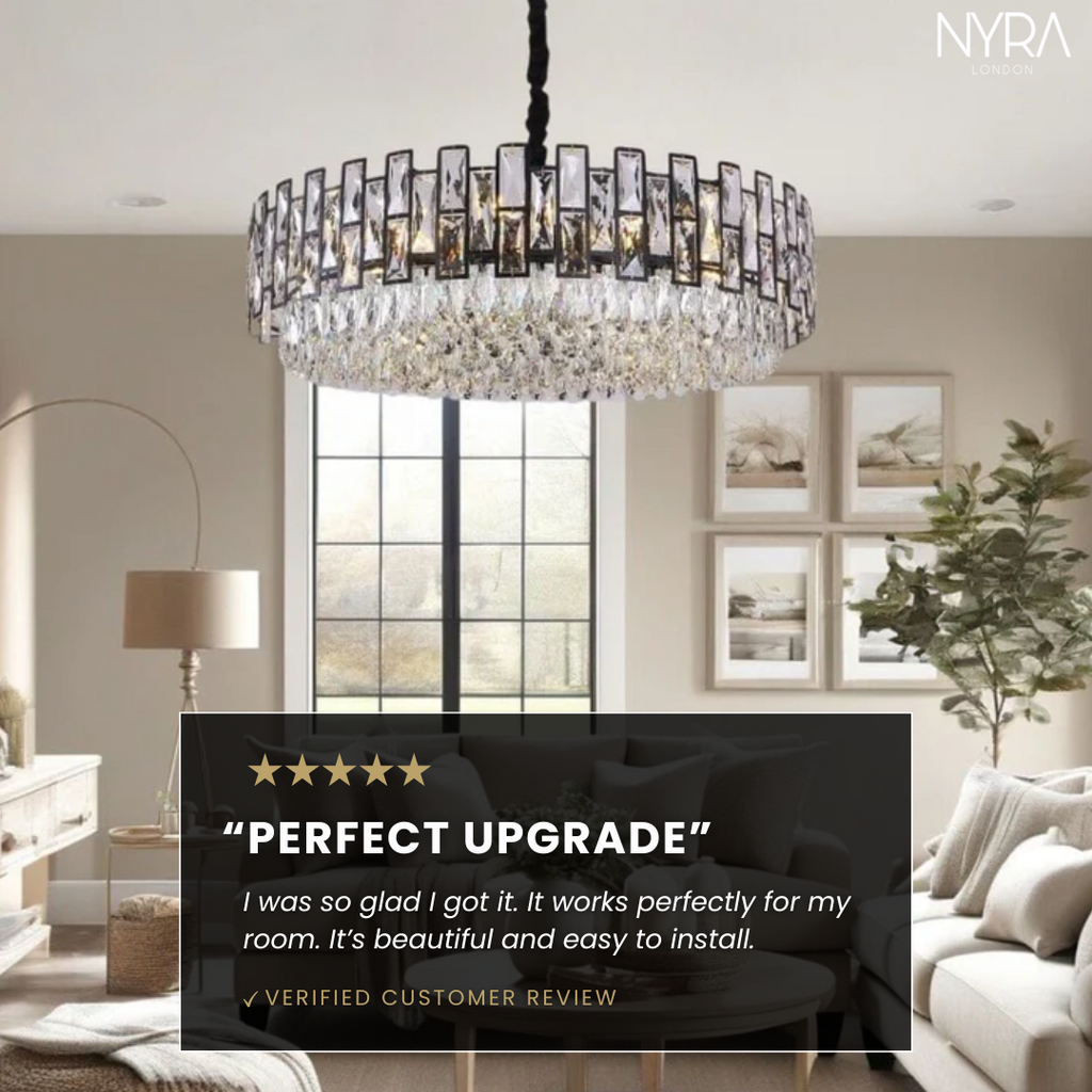 Kolekce lustrů Celestia Crystal pro elegantní interiéry