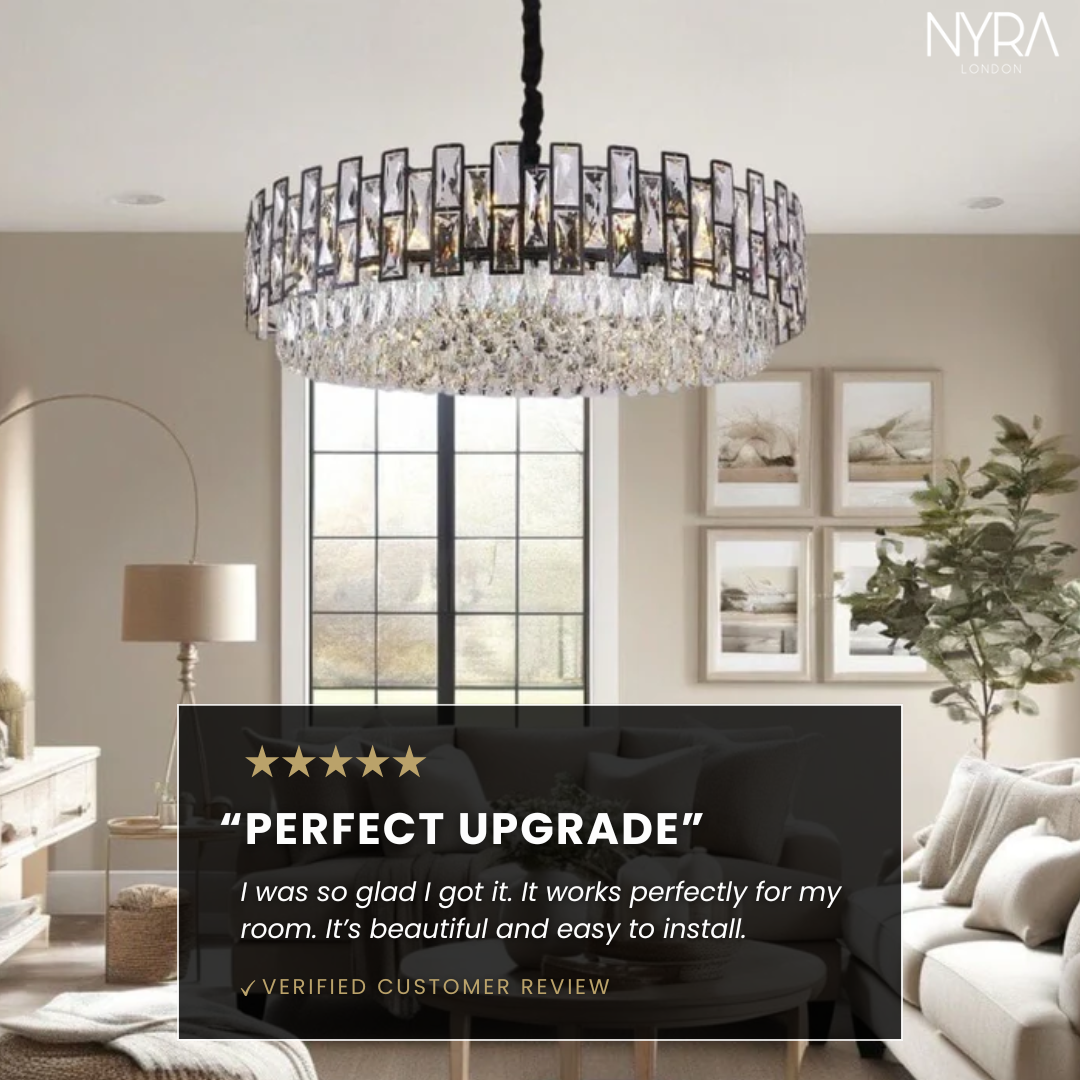 Kolekce lustrů Celestia Crystal pro elegantní interiéry